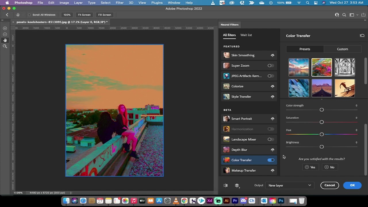 How to Imitate a Photographer's Style - Photoshop 2022 - Color Transfer