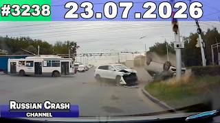 ДТП. Подборка на видеорегистратор за 23.07.2026 Июль 2026