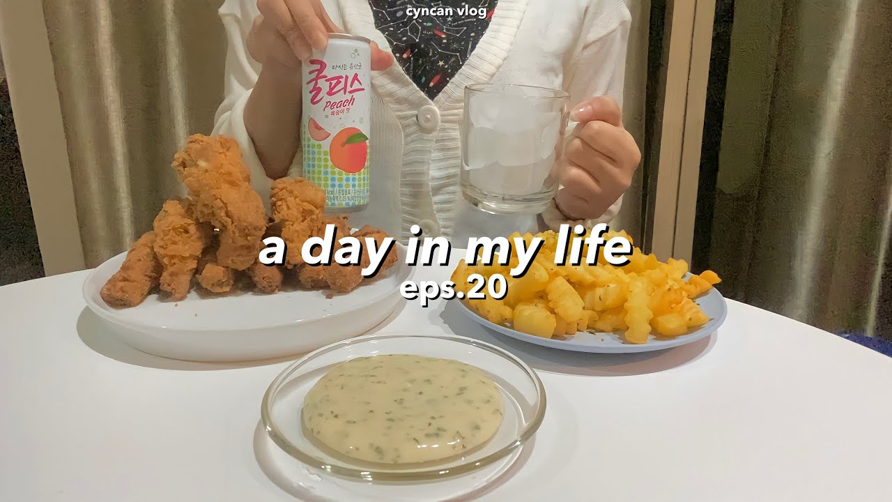 A DAY IN MY LIFE : 🍗 Korean Fried Chicken, Strawberry Sandwich Anak Kost ver. Eps.20 | Cyn can Vlog