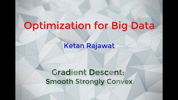 Gradient Descent: Smooth Strongly Convex Functions