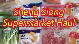Sheng Siong Grocery Haul 16012022
