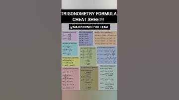 Trigonometry formula sheet #mathsconcept #rajnishsir #class10maths #boardexam2026 #education