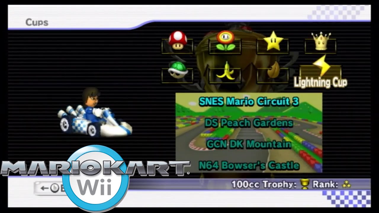 Mario Kart Wii - Lightning Cup