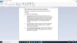 Lab 1 Task 1 - Windows Purpose