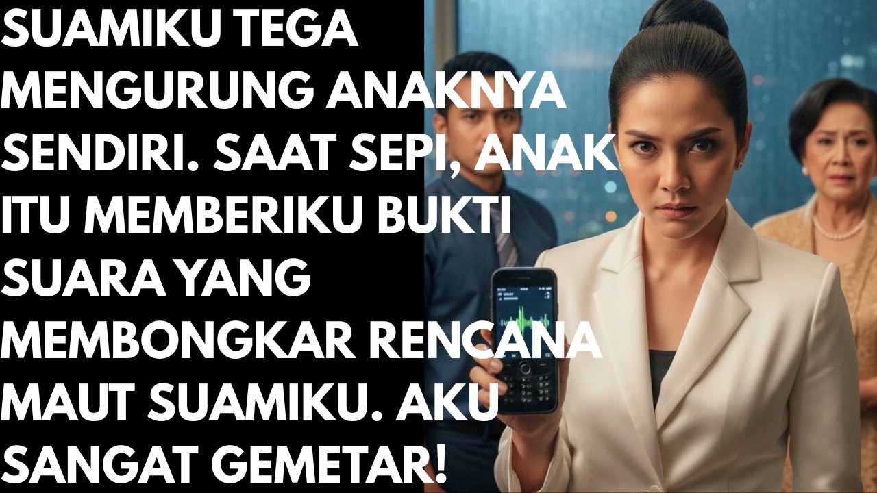 SUAMIKU TEGA MENGURUNG ANAK NYA SENDIRI SAAT SEPI , ANAK ITU MEMBERIKU BUKTI SUARA YANG MEMBUAT ,,,