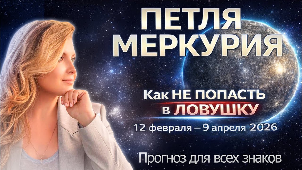ПЕТЛЯ МЕРКУРИЯ 12 ФЕВРАЛЯ – 9 АПРЕЛЯ💫АСТРОЛОГИЧЕСКИЙ ПРОГНОЗ ДЛЯ ВСЕХ ЗНАКОВ 💫
