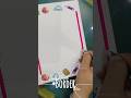 Aesthetic border design for school project✏️ | Cute Doodle Idea #youtubeshorts #shorts #borderdesign