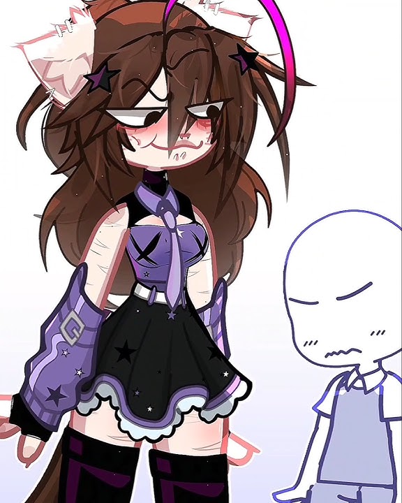 eye contact☠️🫣✨️//#shorts #gacha #meme #gachaclub #oc #gachalife #memes #tiktok