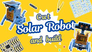 Sillbird SOLAR ROBOT | A Magical Project - Cut and Build A 12-in-1 Solar Robot🤖 (ASMR)