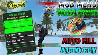 free fire Max hack | Mod Menu Ob45 update hack | free fire hack | GREEN POWER | Auto headshot hack | screenshot 3