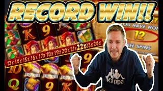 RECORD WIN! Da Vinci's treasure Big win - HUGE WIN on Casino slots from Casinodaddy screenshot 4