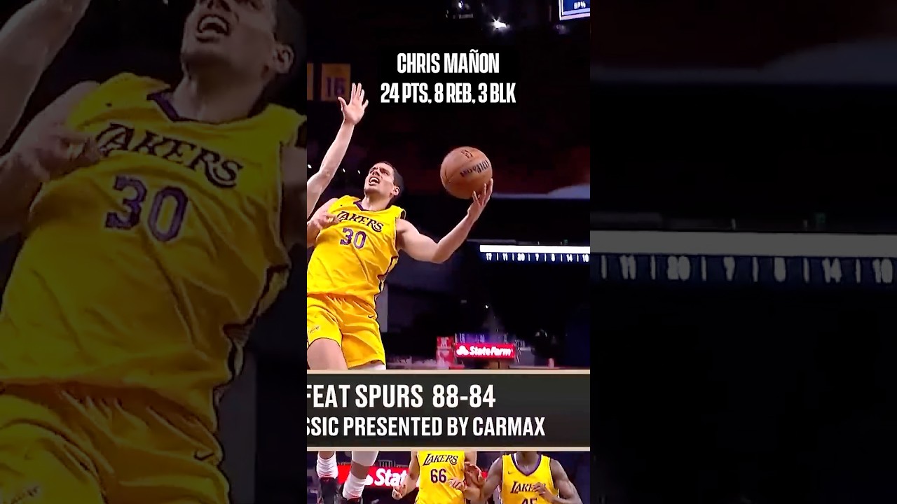 Blocks, steals, buckets -- Chris was HOOPIN' #lakers