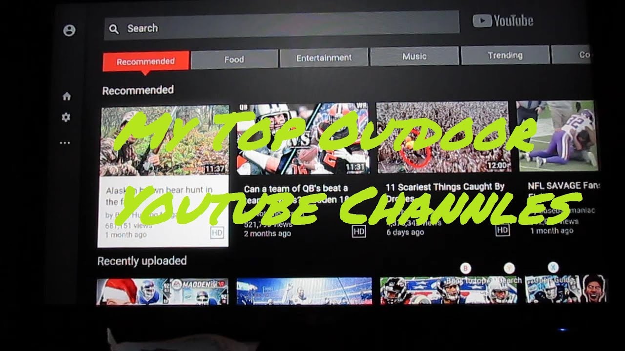 My Top Outdoor Youtube Channels YouTube