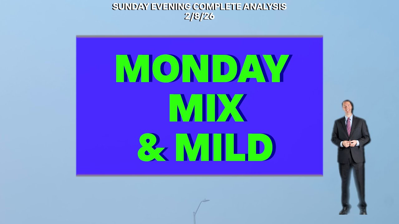 Monday's wet weather pattern explained | Sunday update