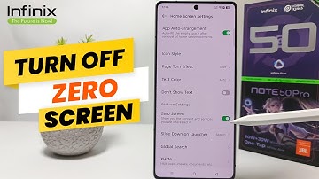 How to Turn Off Zero Screen in Infinix Note 50 Pro