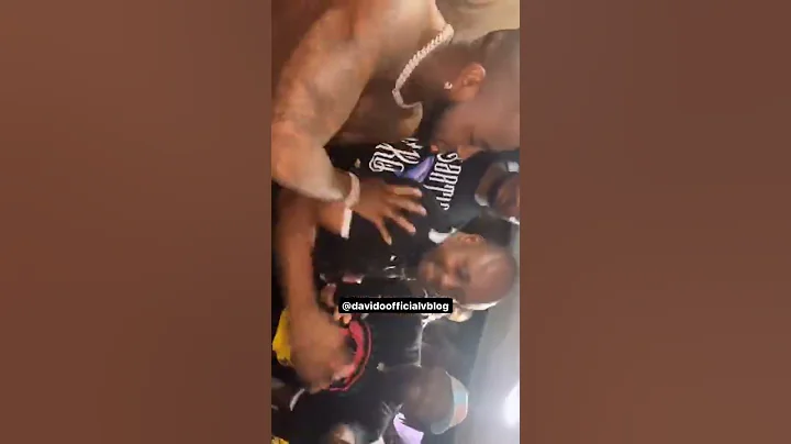 Davido slap and push Isreal DMW in the club see reactions 😂 #shorts