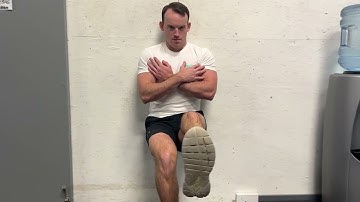 Single Leg Wall Sit - How To workout | With the WeStrive App