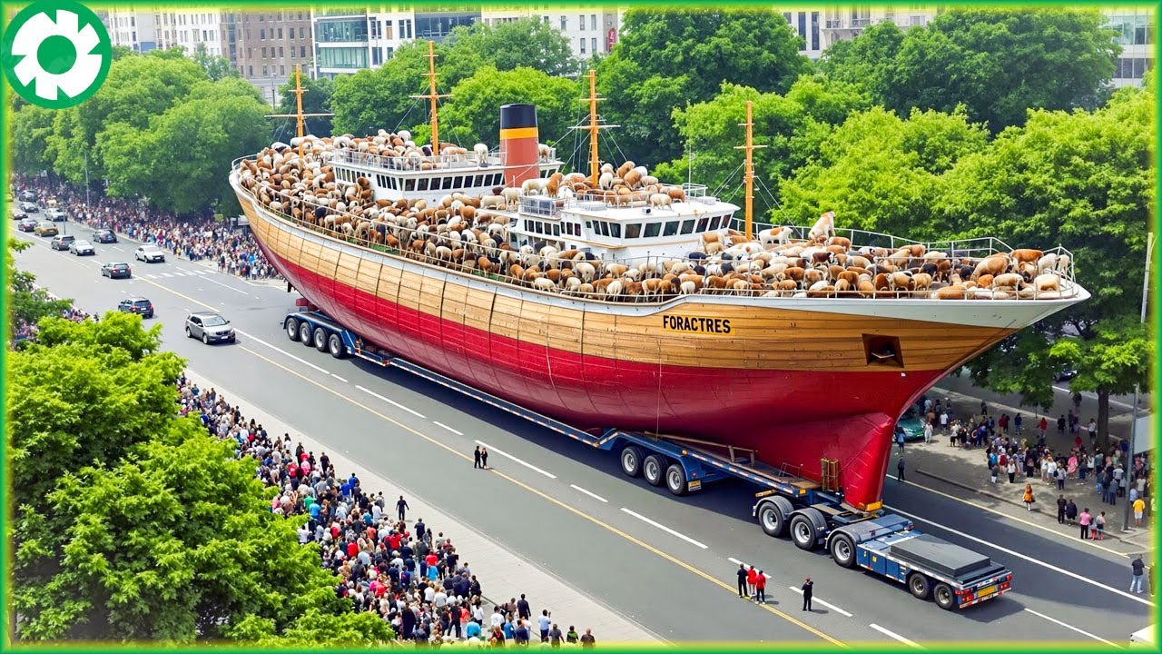 Transporting 9.9 Million Cows by Train This Way - Biggest Heavy Equipment Machines | Heavy Machinery