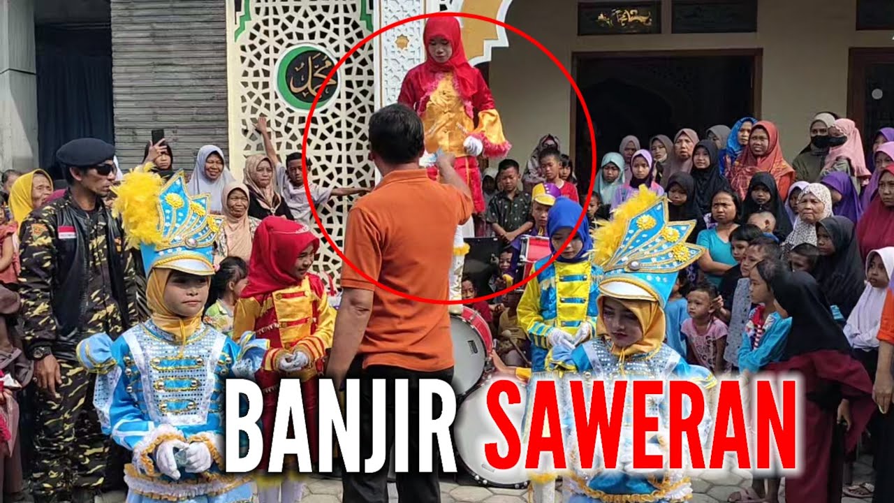KEREN‼️ATRAKSI DRUMBAND SDN 07 MARGASARI DI SUNATAN MASAL MASJID SOLAHUDIN