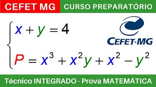 CEFET MG Curso Preparatorio 2025 2026 de MATEMATICA CEFETMG Tecnico Integrado ao