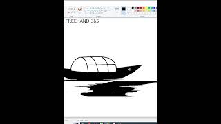 Draw a boat #Mspaint Draw a boat #Mspaint