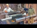 Amazing Manufacturing Of Stone Crusher Plant Crankshaft From Old Hydraulic Cylinder Rod |