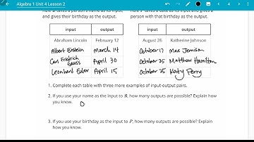 IM Algebra 1 Unit 4 Lesson 2 Activity 3 Question 2