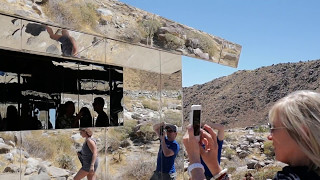 Exploring Doug Aitkens Mirage Mirror House in Palm Springs, California