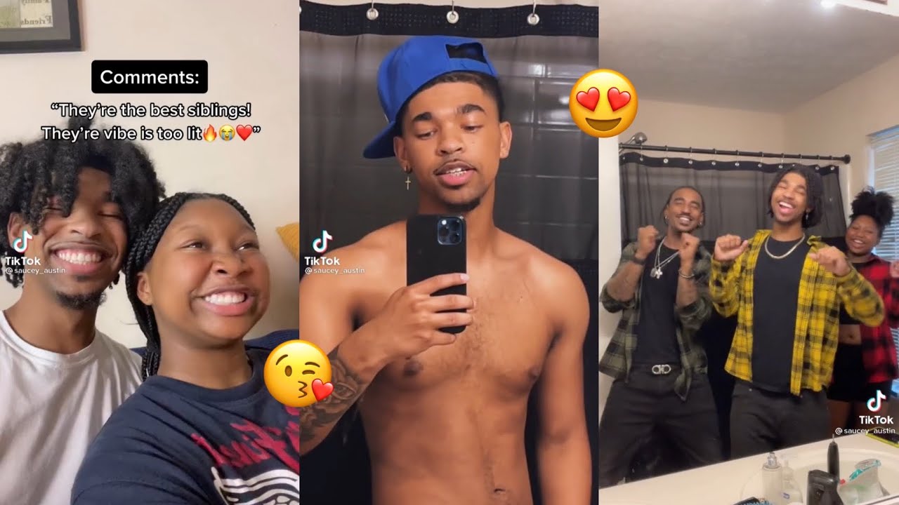 Saucey Austin Tiktok Compilation | Ft Dad & Sister |August 2021 - YouTube