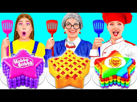 Me vs Grandma Cooking Challenge | Amazing Food Challenges