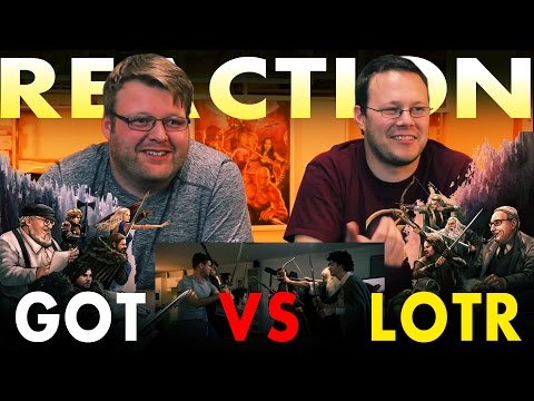 Game of Thrones VS Lord of the Rings REACTION!! Racka Racka