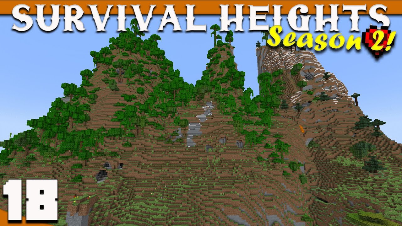 Minecraft 1.18 Update - Amplified Terrain and Cave Exploration! | Survival Heights [S2 18]