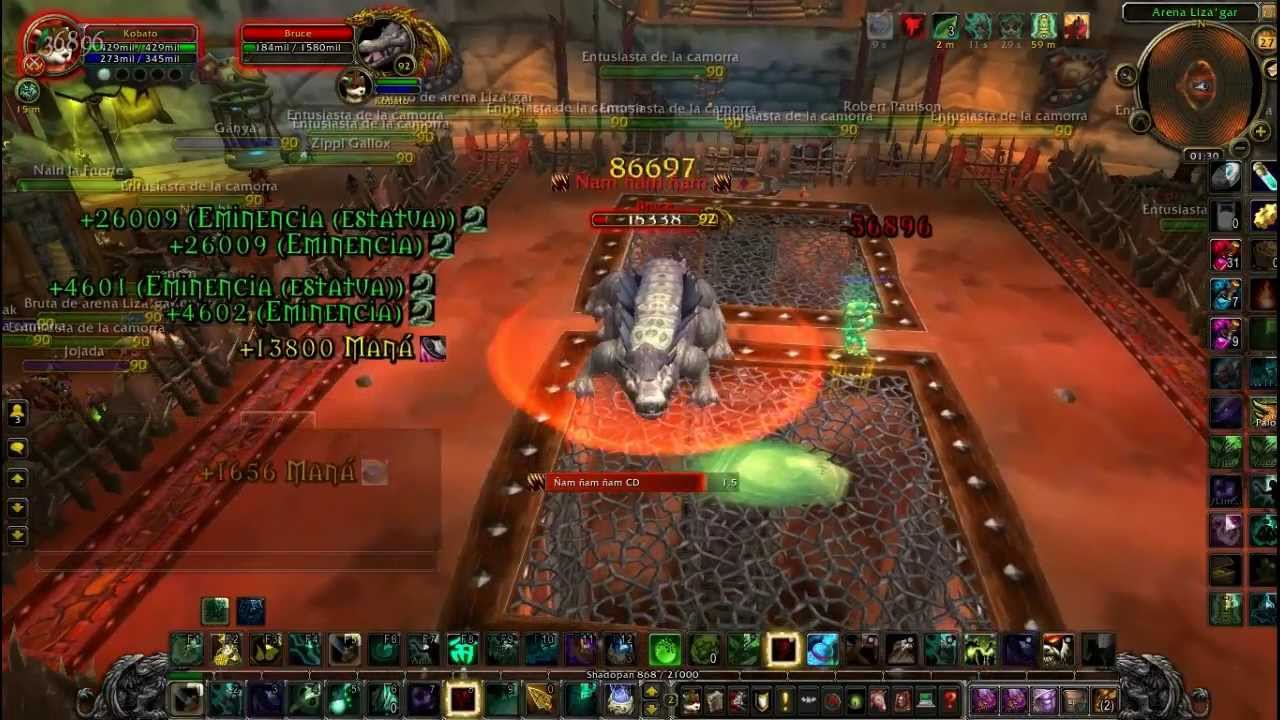 Monk Mistweaver en Arena de Liza´gar (Rango 1) / World of Warcraft: Mists of Pandaria