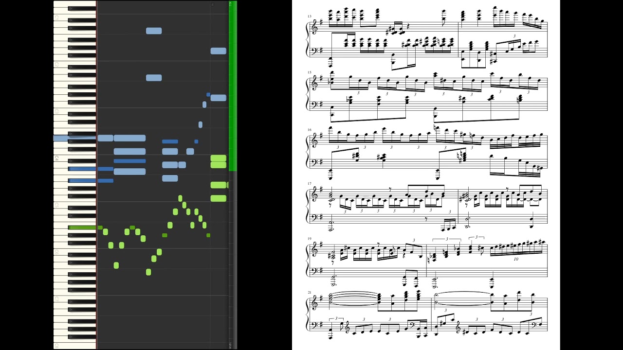 エヴァンゲリオン　BGM集　ピアノ楽譜 thème du concerto 494 (EVANGELION:3.0+1.0) - Piano Transcription