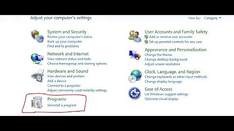 how to uninstall and install any software on windows 7  Amharic tutorial