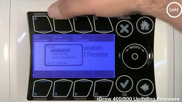 iGrow 100 Series 400/800 updating firmware