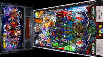 Monster Bash Visual Pinball Hybrid View