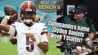 Washington Commanders name Rookie QB Jayden Daniels Week 1 Starter! thumbnail