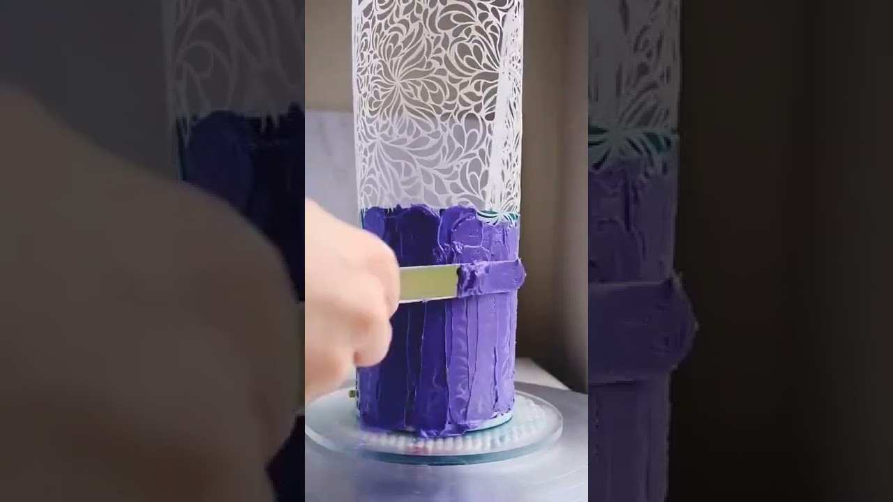 How would you rate this stencil cake on a scale from 1 to 10?🤩 | Fancy Cakes