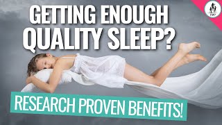 Getting Enough Quality Sleep (One INSANE Benefit!)