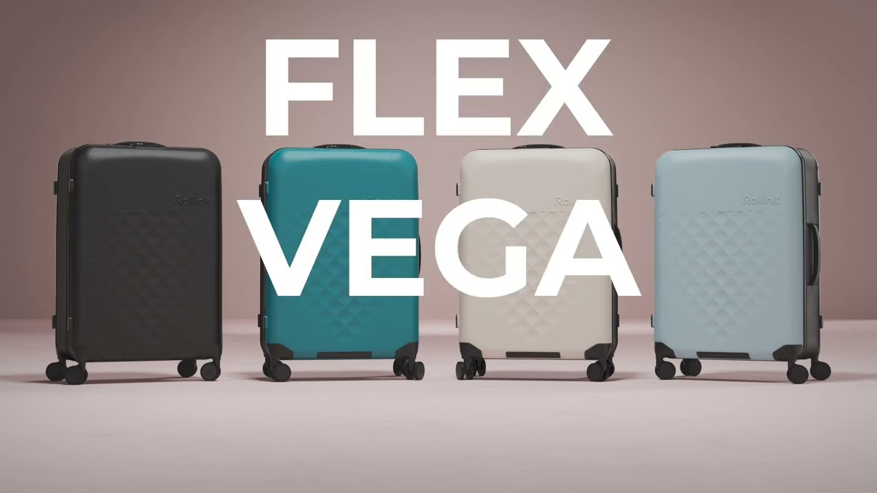 折りたたみスーツケース Rollink FLEX 4輪タイプ 折り畳みキャリー