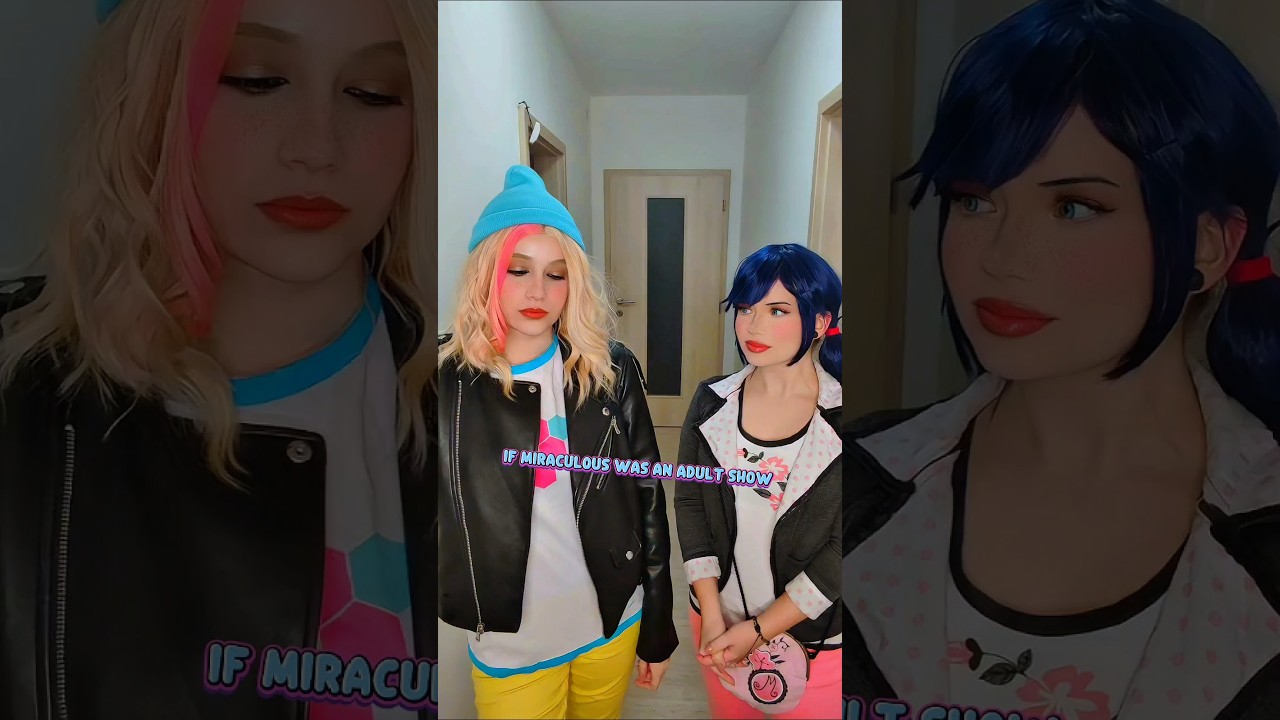 You need therapy | Zoé & Marinette @nikkihatsunecosplay #miraculous #cosplay #shorts