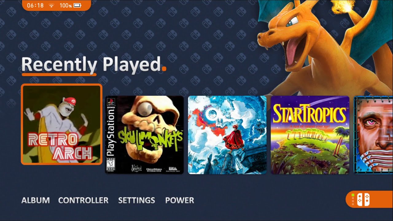 Nintendo Switch Theme Tema: Charizard Mixed Nintendo Alt, by betternx ...