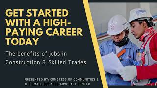 Detroiters: Learn about jobs in Construction & Skilled Trades