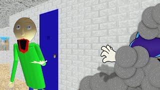Baldi has replace every item with quarters//Baldi Basics Mod