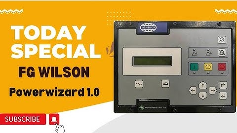 FG wilson Powerwizard 1.0 controller complete overview.Online