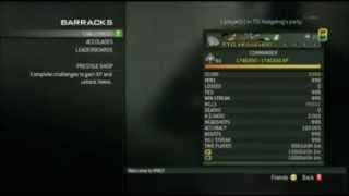 MW3 10th Prestige Lobby Hack - Xbox 360 - PS3 - USB (Xbox 360_PS3_PC) All Titles & Emblems