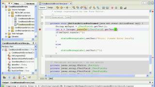 ITEC219 Visual Programming with Java -Errors and Conditions Part 2 of 3
