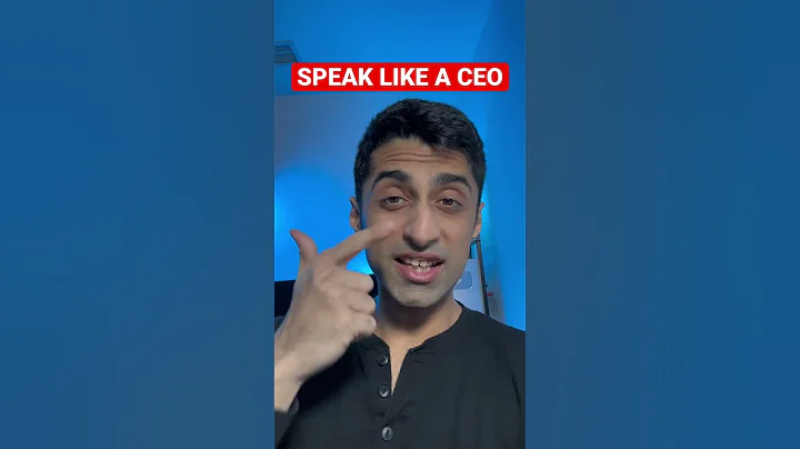Speak like a ceo using these 3 techniques