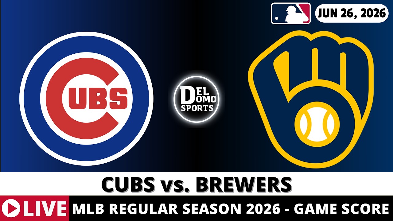 CHICAGO CUBS VS MILWAUKEE BREWERS ⚾️ MLB Game Score Radio Play-by-Play